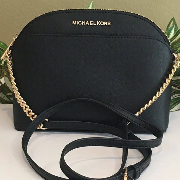 Michael Kors Handbags - Michael Kors NEW Jet Set Black Leather Crossbody